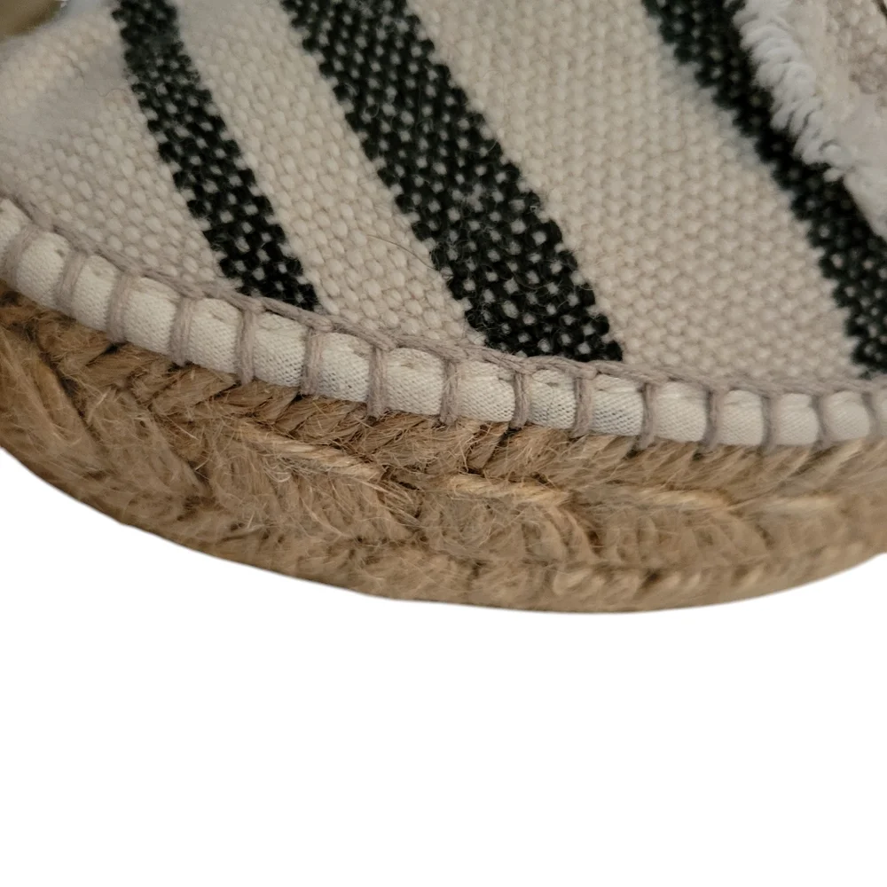 Loeffler Randall Alfie Striped Platform Espadrille Size 6/36